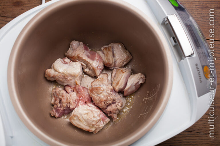 Blanquette de Veau au Multicuiseur Philips ou Moulinex - Multicuiseur