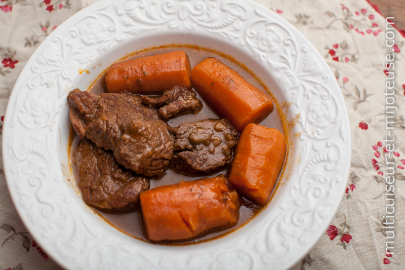 Boeuf Carottes au multicuiseur