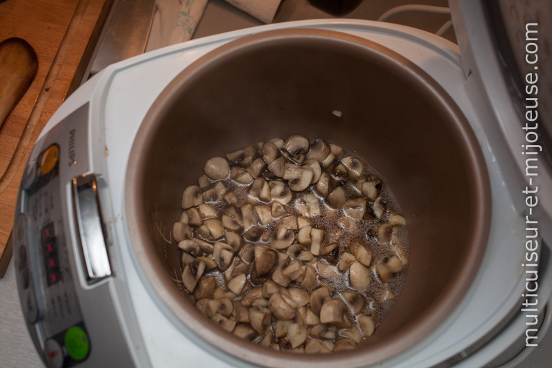 Champignons au multicuiseur