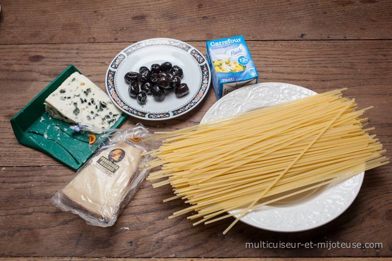 Ingrédients pour la recette au multicuiseur