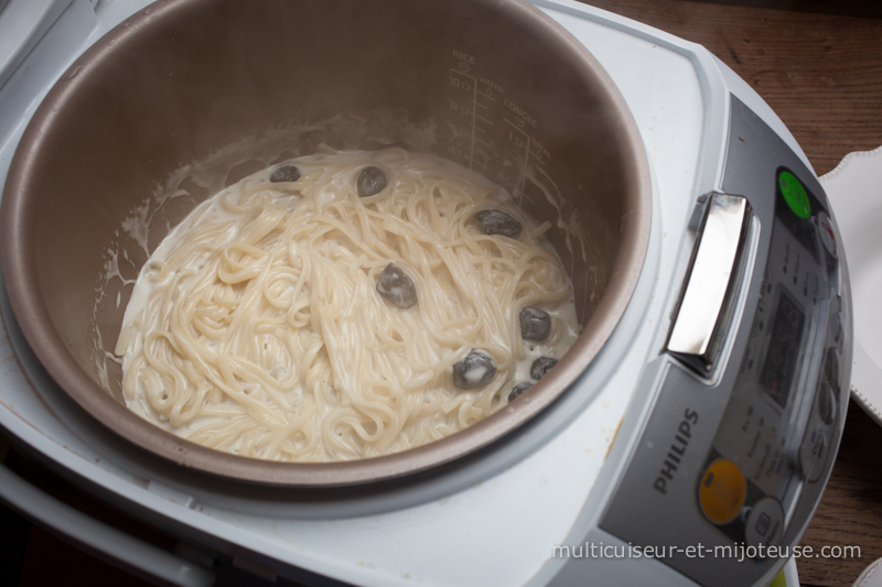 Recette de pâtes au roquefort au multicuiseur