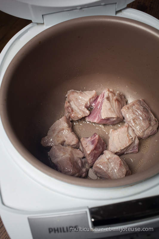 Viande au multicuiseur