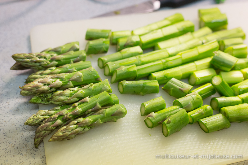 Découpez les asperges