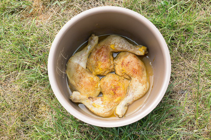 Multicuiseur : Cuisses de poulet à la moutarde et à la cassonade