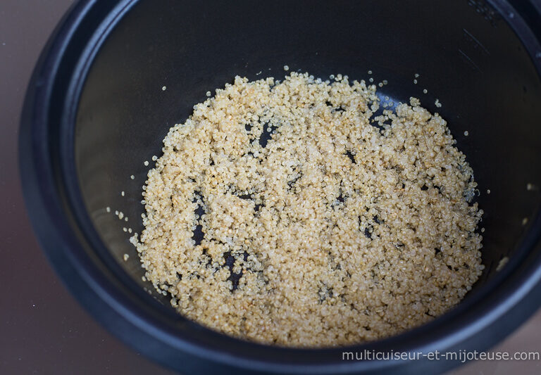 Comment cuire le Quinoa au multicuiseur ?