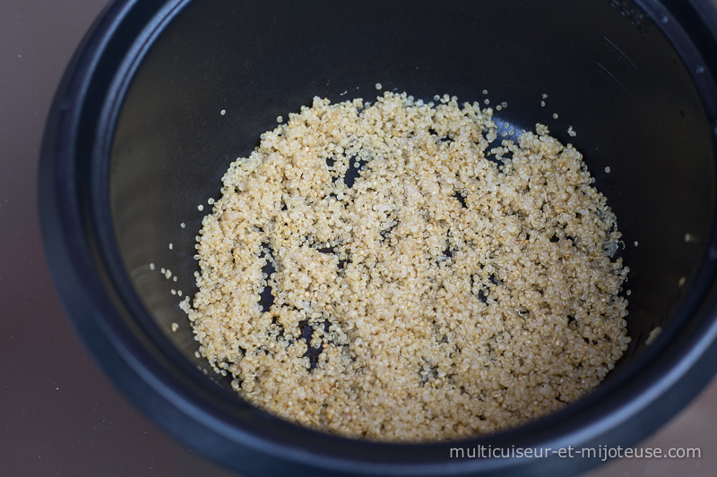 Comment cuire le Quinoa au multicuiseur ?