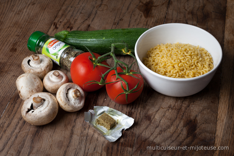 Ingrédient pour le One-Pot Pasta