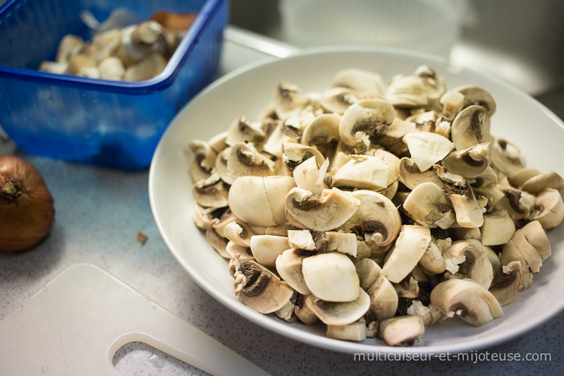 Champignons au multicuiseur