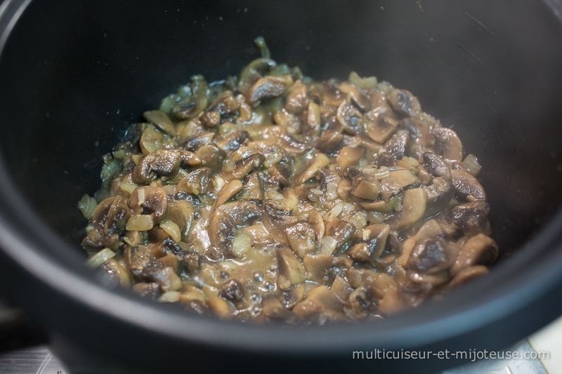 Champignons au multicuiseur