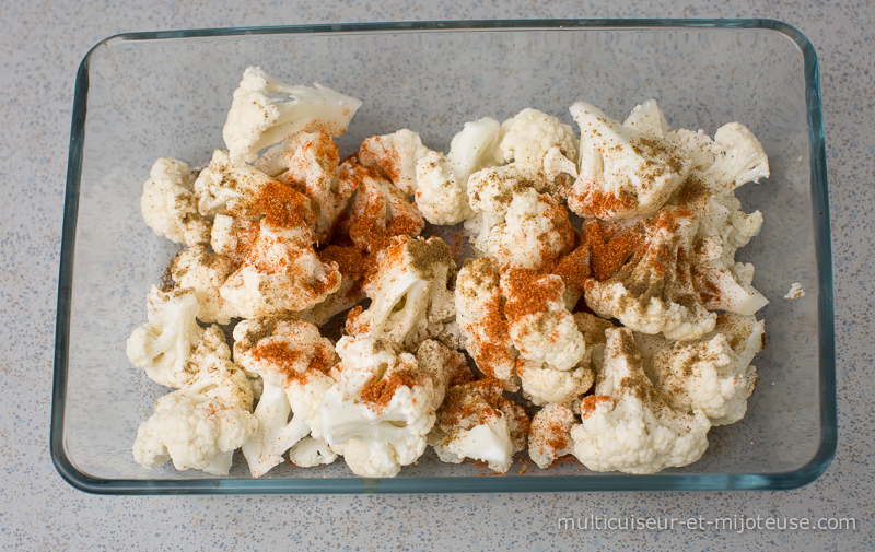 Bouquets de Chou-Fleur Grillé au Paprika à l'Airfryer - Multicuiseur,  Mijoteuse & Co