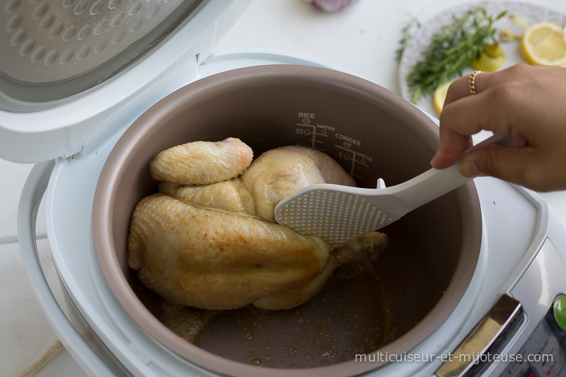 Poulet entier au multicuiseur