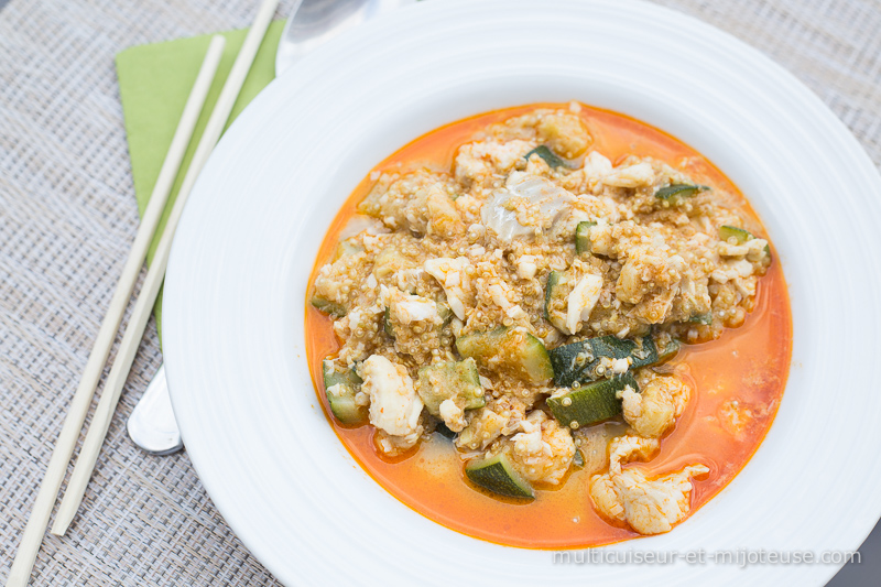 Curry de poisson au multicuiseur