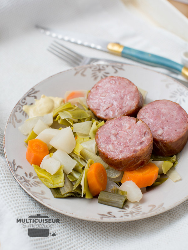 Potée à la saucisse de morteau au multicuiseur