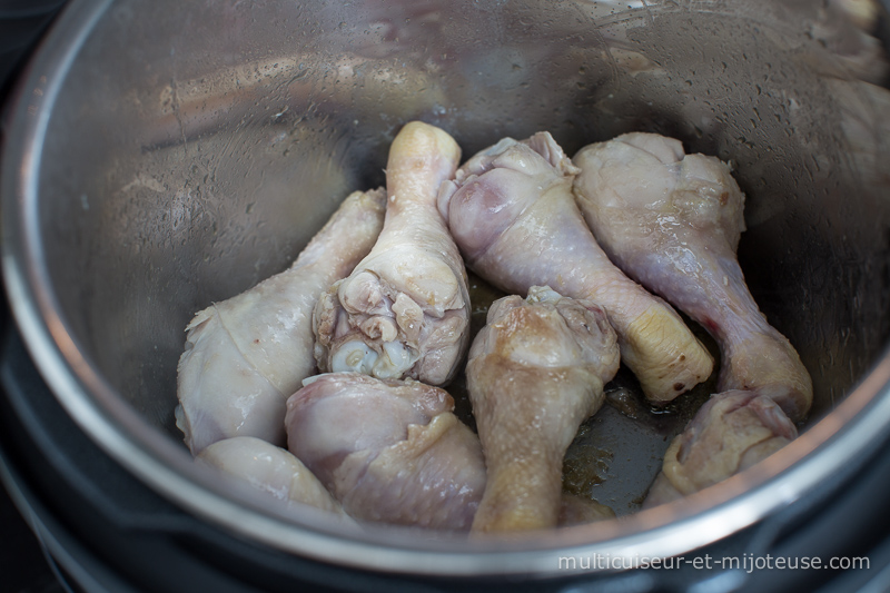 Pilons de poulet au multicuiseur