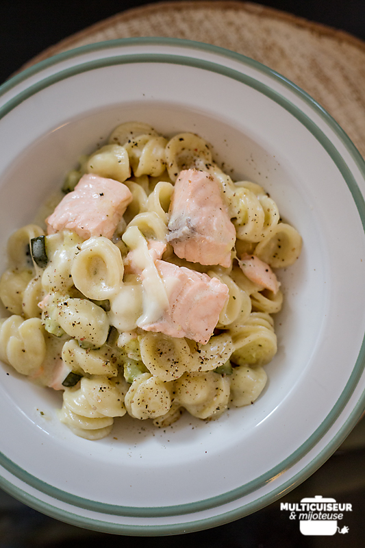 Au multicuiseur : On-pot-pasta au saumon et courgette