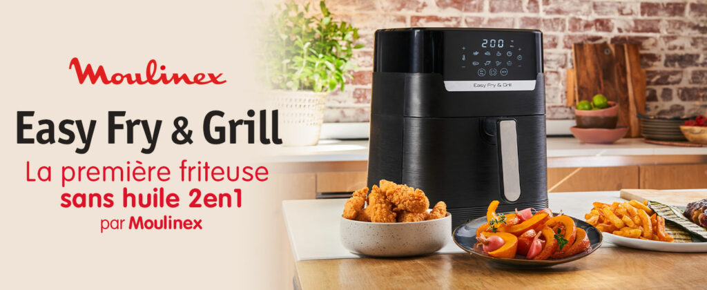 Avis friteuse air chaud Moulinex Easy Fry & Grill : une cuisine saine et savoureuse